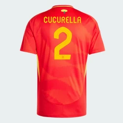 Camiseta Fútbol España Cucurella #2 Eurocopa 2024 Primera Hombre Equipación