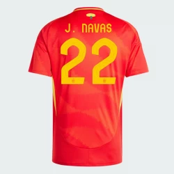 Camiseta Fútbol España J. Navas #22 Eurocopa 2024 Primera Hombre Equipación