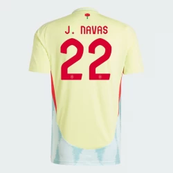 Camiseta Fútbol España J. Navas #22 Eurocopa 2024 Segunda Hombre Equipación