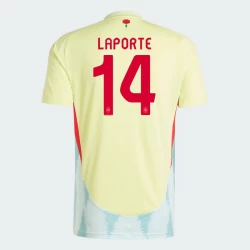 Camiseta Fútbol España Laporte #14 Eurocopa 2024 Segunda Hombre Equipación