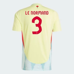 Camiseta Fútbol España Le Normand #3 Eurocopa 2024 Segunda Hombre Equipación