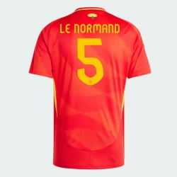 Camiseta Fútbol España Le Normand #5 Eurocopa 2024 Primera Hombre Equipación