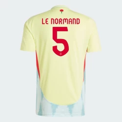 Camiseta Fútbol España Le Normand #5 Eurocopa 2024 Segunda Hombre Equipación