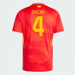 Camiseta Fútbol España Nacho #4 Eurocopa 2024 Primera Hombre Equipación