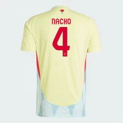 Camiseta Fútbol España Nacho #4 Eurocopa 2024 Segunda Hombre Equipación