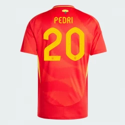 Camiseta Fútbol España Pedri #20 Eurocopa 2024 Primera Hombre Equipación