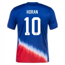 Camiseta Fútbol Estados Unidos Horan #10 Copa America 2024 Segunda Hombre Equipación