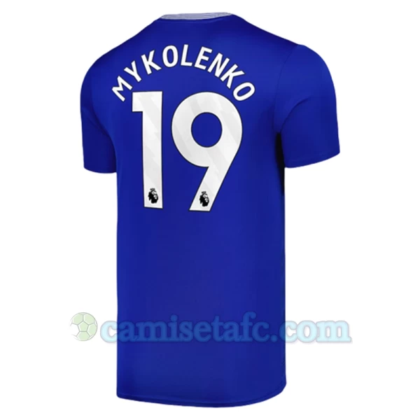 Camiseta Fútbol Everton FC Mykolenko #19 2024-25 Primera Equipación Hombre