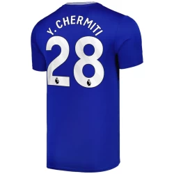 Camiseta Fútbol Everton FC Y. Chermiti #28 2024-25 Primera Equipación Hombre