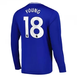 Camiseta Fútbol Everton FC Young #18 2024-25 Primera Equipación Hombre Manga Larga