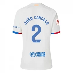 Camiseta Fútbol FC Barcelona 2023-24 João Cancelo #2 Segunda Equipación Hombre