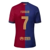 Camiseta Fútbol FC Barcelona Ferran #7 2024-25 Primera Equipación Hombre