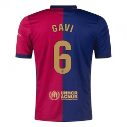 Camiseta Fútbol FC Barcelona Gavi #6 2024-25 Primera Equipación Hombre