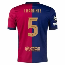 Camiseta Fútbol FC Barcelona I. Martinez #5 2024-25 Primera Equipación Hombre