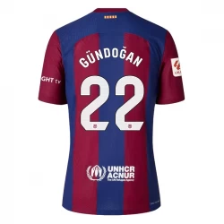 Camiseta Fútbol FC Barcelona İlkay Gündoğan #22 2023-24 Primera Equipación Hombre