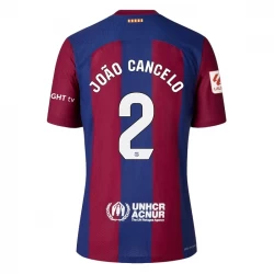 Camiseta Fútbol FC Barcelona João Cancelo #2 2023-24 Primera Equipación Hombre