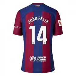 Camiseta Fútbol FC Barcelona João Félix #14 2023-24 Primera Equipación Hombre