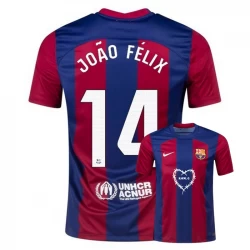 Camiseta Fútbol FC Barcelona João Félix #14 2023-24 x Karol G Primera Equipación Hombre