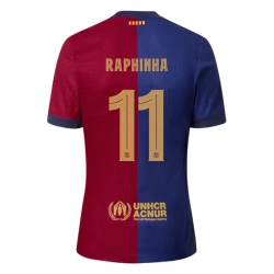 Camiseta Fútbol FC Barcelona Raphinha #11 2024-25 Primera Equipación Hombre