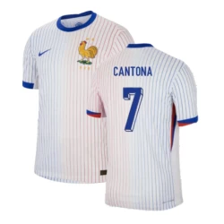 Camiseta Fútbol Francia Cantona #7 Eurocopa 2024 Segunda Hombre Equipación