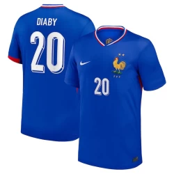 Camiseta Fútbol Francia Diaby #20 Eurocopa 2024 Primera Hombre Equipación