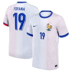 Camiseta Fútbol Francia Fofana #19 Eurocopa 2024 Segunda Hombre Equipación