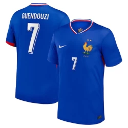 Camiseta Fútbol Francia Guendouzi #7 Eurocopa 2024 Primera Hombre Equipación