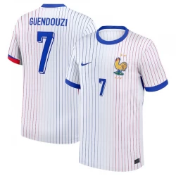 Camiseta Fútbol Francia Guendouzi #7 Eurocopa 2024 Segunda Hombre Equipación