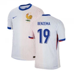 Camiseta Fútbol Francia Karim Benzema #19 Eurocopa 2024 Segunda Hombre Equipación