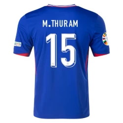 Camiseta Fútbol Francia M. Thuram #15 Eurocopa 2024 Primera Hombre Equipación