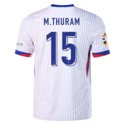 Camiseta Fútbol Francia M. Thuram #15 Eurocopa 2024 Segunda Hombre Equipación