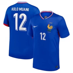 Camiseta Fútbol Francia Randal Kolo Muani #12 Eurocopa 2024 Primera Hombre Equipación