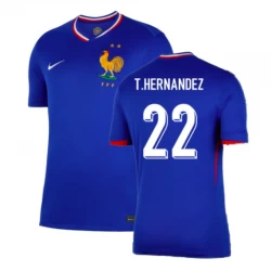 Camiseta Fútbol Francia T. Hernandez #22 Eurocopa 2024 Primera Hombre Equipación