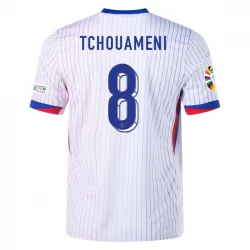 Camiseta Fútbol Francia Tchouameni #8 Eurocopa 2024 Segunda Hombre Equipación