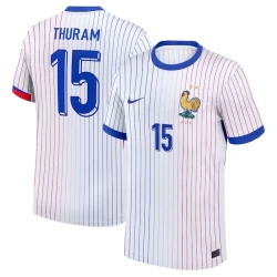 Camiseta Fútbol Francia Thuram #15 Eurocopa 2024 Segunda Hombre Equipación