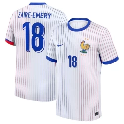 Camiseta Fútbol Francia Zaire-emery #18 Eurocopa 2024 Segunda Hombre Equipación