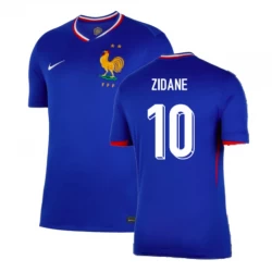 Camiseta Fútbol Francia Zinédine Zidane #10 Eurocopa 2024 Primera Hombre Equipación