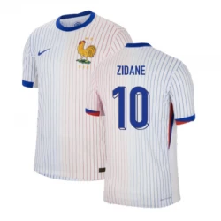 Camiseta Fútbol Francia Zinédine Zidane #10 Eurocopa 2024 Segunda Hombre Equipación