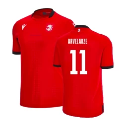 Camiseta Fútbol Georgia Arveladze #11 Eurocopa 2024 Tercera Hombre Equipación