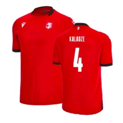 Camiseta Fútbol Georgia Kaladze #4 Eurocopa 2024 Tercera Hombre Equipación