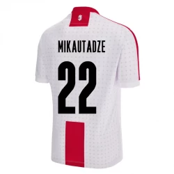 Camiseta Fútbol Georgia Mikautadze #22 Eurocopa 2024 Primera Hombre Equipación