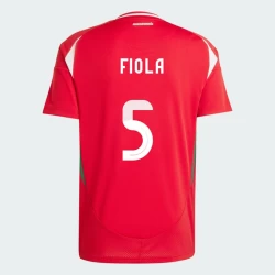 Camiseta Fútbol Hungría Attila Fiola #5 Eurocopa 2024 Primera Hombre Equipación