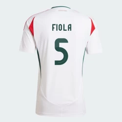 Camiseta Fútbol Hungría Attila Fiola #5 Eurocopa 2024 Segunda Hombre Equipación