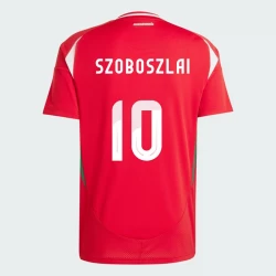 Camiseta Fútbol Hungría Dominik Szoboszlai #10 Eurocopa 2024 Primera Hombre Equipación