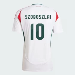 Camiseta Fútbol Hungría Dominik Szoboszlai #10 Eurocopa 2024 Segunda Hombre Equipación