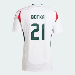 Camiseta Fútbol Hungría Endre Botka #21 Eurocopa 2024 Segunda Hombre Equipación