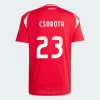 Camiseta Fútbol Hungría Kevin Csoboth #23 Eurocopa 2024 Primera Hombre Equipación