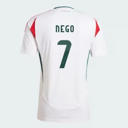 Camiseta Fútbol Hungría Loic Nego #7 Eurocopa 2024 Segunda Hombre Equipación