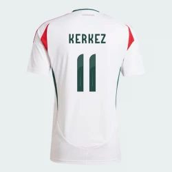 Camiseta Fútbol Hungría Milos Kerkez #11 Eurocopa 2024 Segunda Hombre Equipación