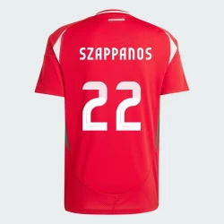 Camiseta Fútbol Hungría Peter Szappanos #17 Eurocopa 2024 Primera Hombre Equipación